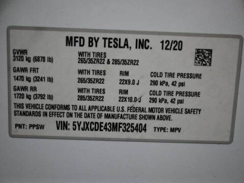 2021 Tesla Model X Performance