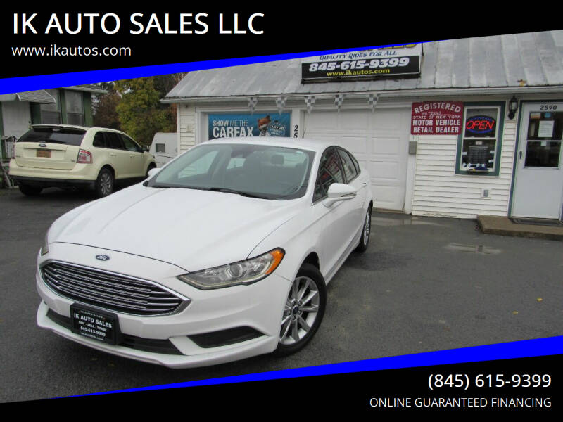 2017 Ford Fusion for sale at IK AUTO SALES LLC in Goshen NY