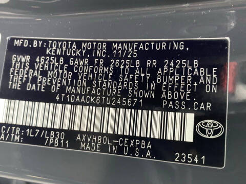 2026 Toyota Camry XSE