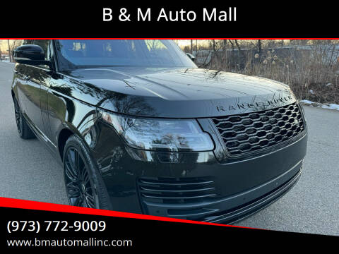 2019 Land Rover Range Rover for sale at B & M Auto Mall in Clifton NJ