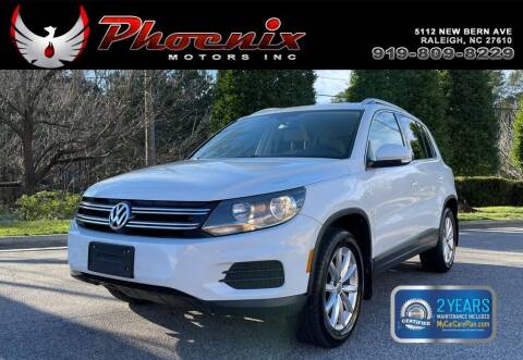 2017 Volkswagen Tiguan for sale at Phoenix Motors Inc in Raleigh NC