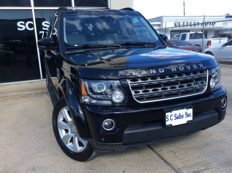 2015 Land Rover LR4 for sale at SC SALES INC in Houston TX