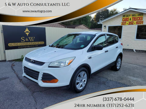 2013 Ford Escape for sale at S & W Auto Consultants LLC in Opelousas LA