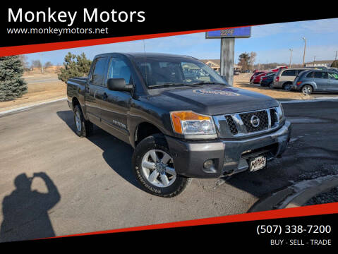 2012 Nissan Titan for sale at Monkey Motors in Faribault MN