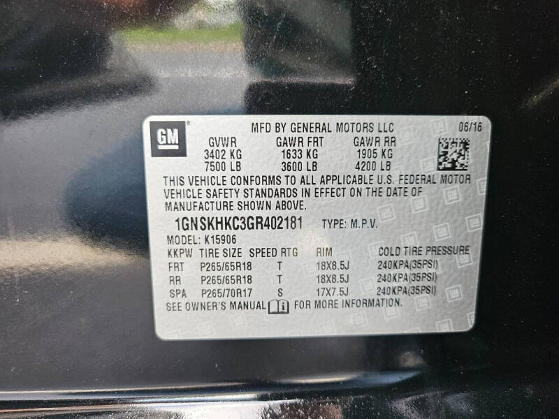 2016 Chevrolet Suburban LT