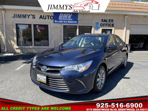 2015 Toyota Camry for sale at JIMMY'S AUTO WHOLESALE in Brentwood CA