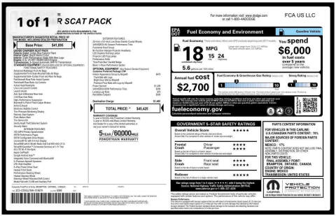 2021 Dodge Charger Scat Pack