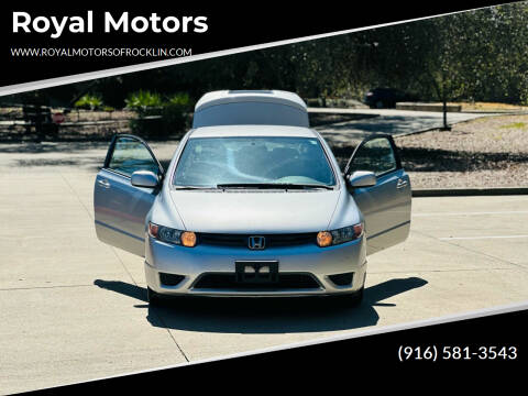 2008 Honda Civic for sale at Royal Motors in Rocklin CA