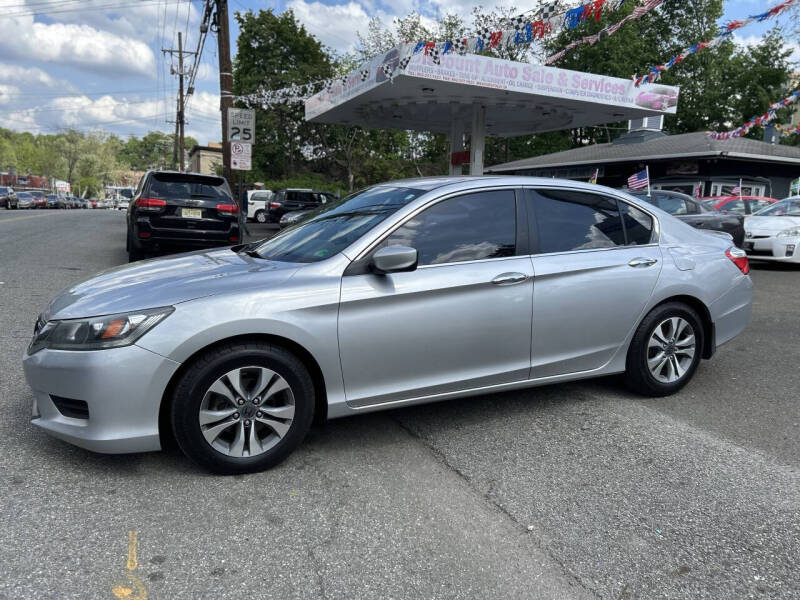 Used 2014 Honda Accord LX with VIN 1HGCR2E3XEA201926 for sale in Paterson, NJ