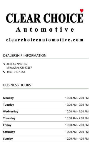 2005 Toyota Camry for sale at CLEAR CHOICE AUTOMOTIVE in Milwaukie OR
