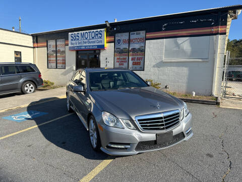 2013 Mercedes-Benz E-Class for sale at S & S Motors in Marietta GA