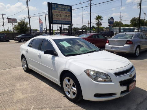 2012 Chevrolet Malibu for sale at S.A. BROADWAY MOTORS INC in San Antonio TX