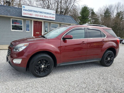 2016 Chevrolet Equinox for sale at BARTON AUTOMOTIVE GROUP LLC in Alliance OH