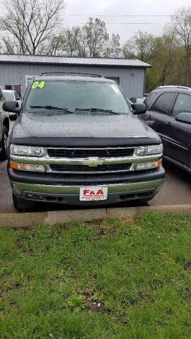 2004 Chevrolet Tahoe for sale at F & A Auto Sales in Sioux City IA