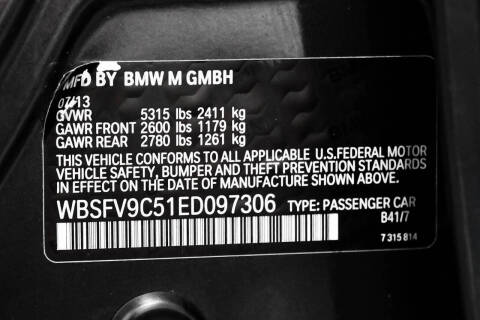 2014 BMW M5