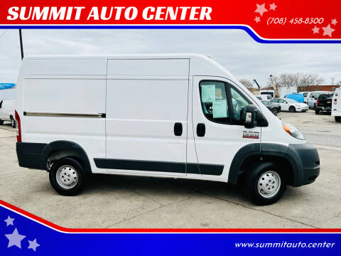 2018 RAM ProMaster for sale at SUMMIT AUTO CENTER in Summit IL