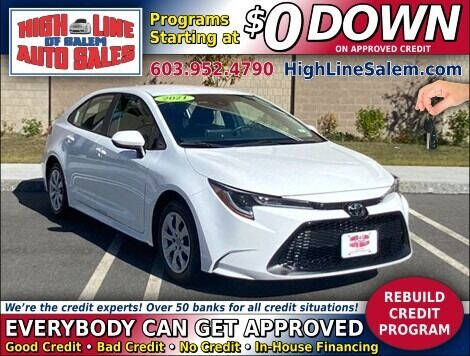 2021 Toyota Corolla for sale at High Line Auto Sales of Salem in Salem NH