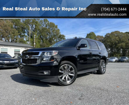 2017 Chevrolet Tahoe for sale at Real Steal Auto Sales & Repair Inc in Gastonia NC