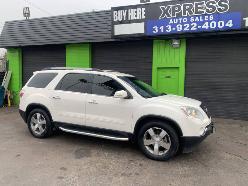 2010 GMC Acadia for sale at Xpress Auto Sales in Roseville MI