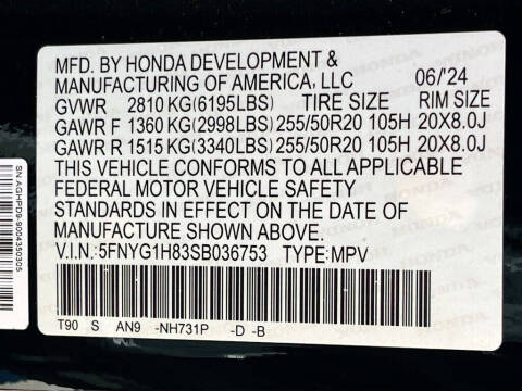 2025 Honda Pilot Elite