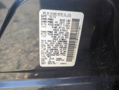 2013 Nissan Rogue SV w/SL Package