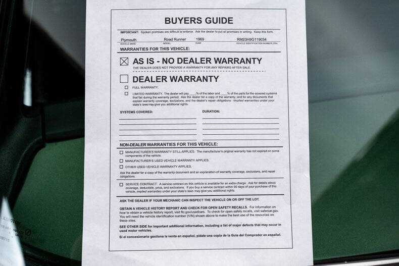 1969 Plymouth Roadrunner