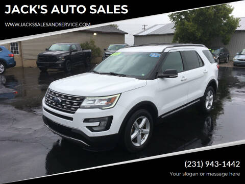 2017 Ford Explorer for sale at JACK'S AUTO SALES in Traverse City MI