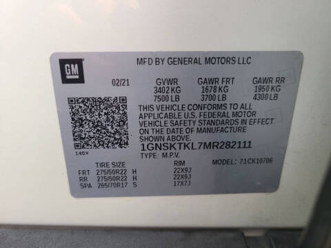 2021 Chevrolet Tahoe High Country