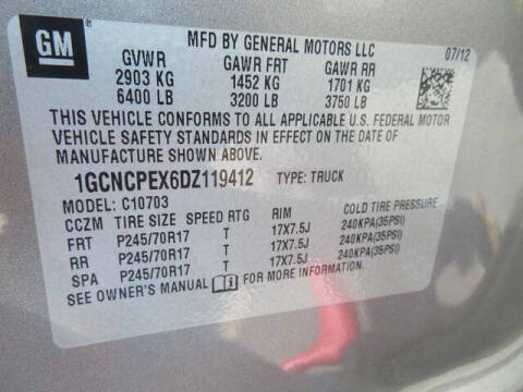 2013 Chevrolet Silverado 1500