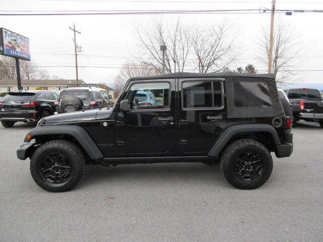 2014 Jeep Wrangler Unlimited for sale at FINAL DRIVE AUTO SALES INC in Shippensburg, PA