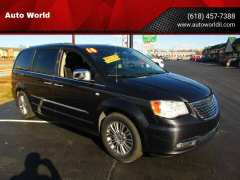 2014 Chrysler Town and Country for sale at Auto World in Carbondale IL