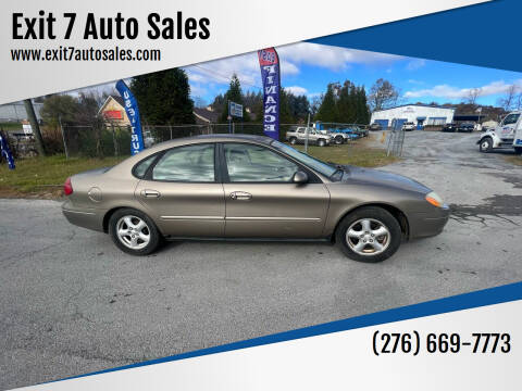 2002 Ford Taurus for sale at Exit 7 Auto Sales in Bristol VA