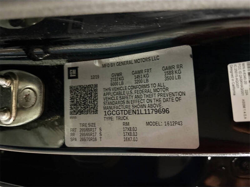 2020 Chevrolet Colorado