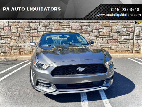 2017 Ford Mustang for sale at PA AUTO LIQUIDATORS in Huntingdon Valley PA