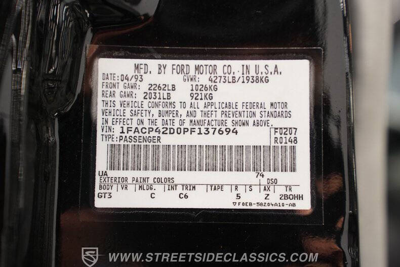 1993 Ford Mustang SVT Cobra