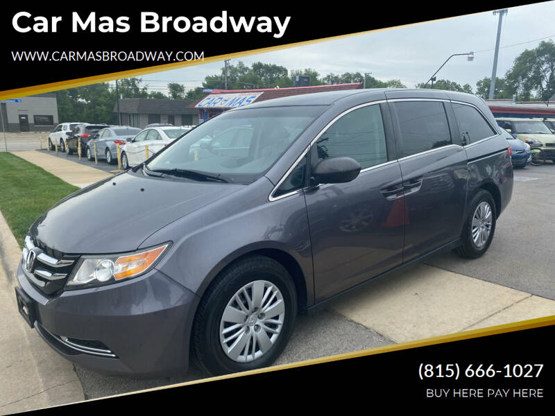 2015 Honda Odyssey for sale at Car Mas Broadway in Crest Hill IL