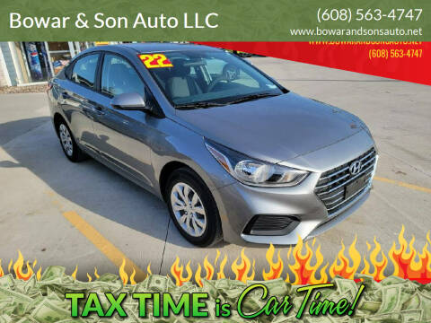 2022 Hyundai Accent for sale at Bowar & Son Auto LLC in Janesville WI
