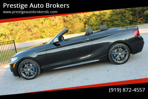 2016 BMW 2 Series for sale at Prestige Auto Brokers in Raleigh NC