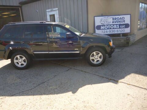 2006 Jeep Grand Cherokee for sale at Broad Avenue Motors LLC in Belle Vernon PA