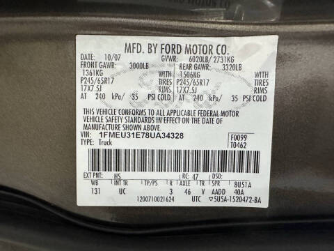 2008 Ford Explorer Sport Trac XLT