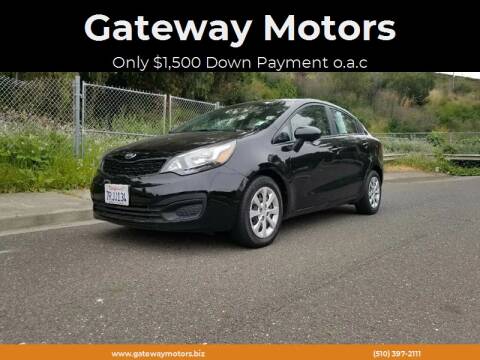 2014 Kia Rio for sale at Gateway Motors in Hayward CA