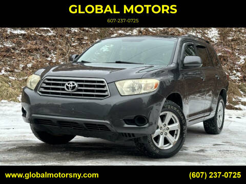 2009 Toyota Highlander for sale at GLOBAL MOTORS in Binghamton NY