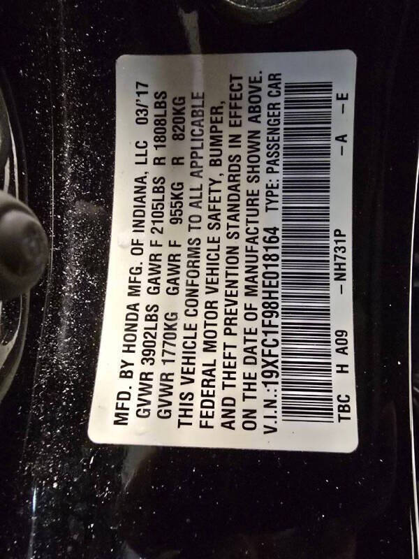 2017 Honda Civic Touring