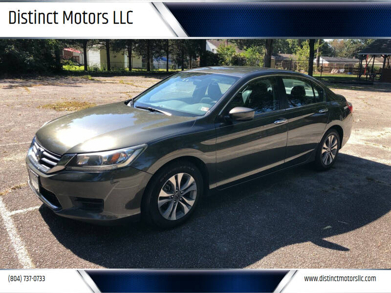 2014 Honda Accord for sale at Distinct Motors LLC in Mechanicsville VA
