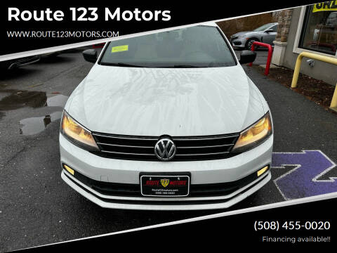 2016 Volkswagen Jetta for sale at Route 123 Motors in Norton MA
