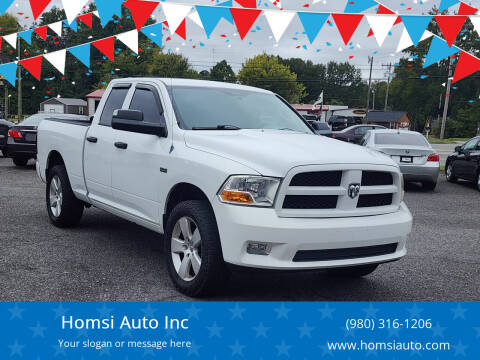 2012 RAM 1500 for sale at Homsi Auto Inc in Kannapolis NC