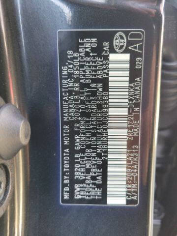 2018 Toyota Corolla XLE