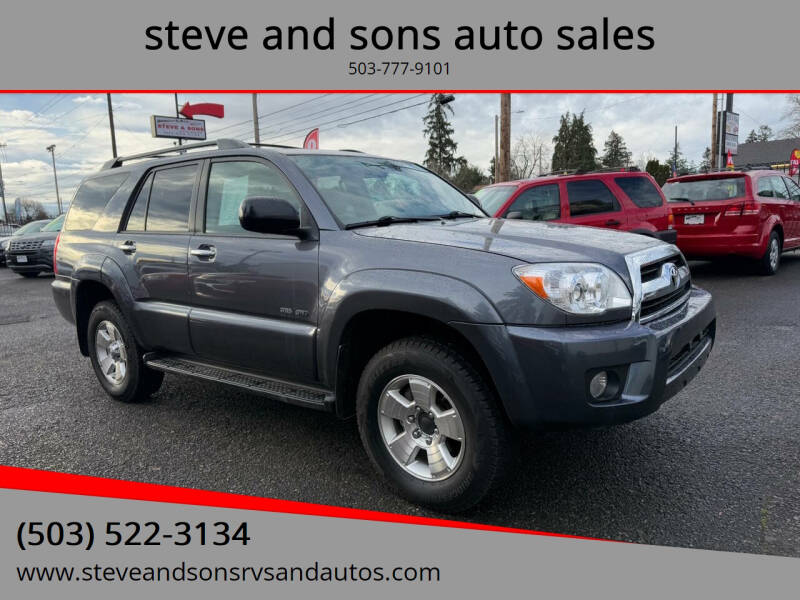 2006 Toyota 4Runner for sale at steve and sons auto sales - Steve & Sons Auto Sales 4 in Portland OR