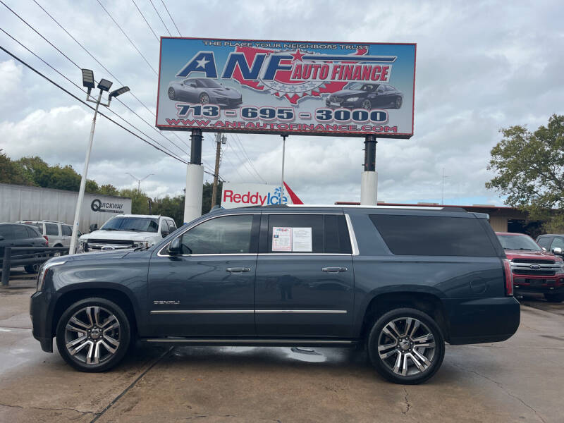2019 GMC Yukon XL for sale at ANF AUTO FINANCE in Houston TX