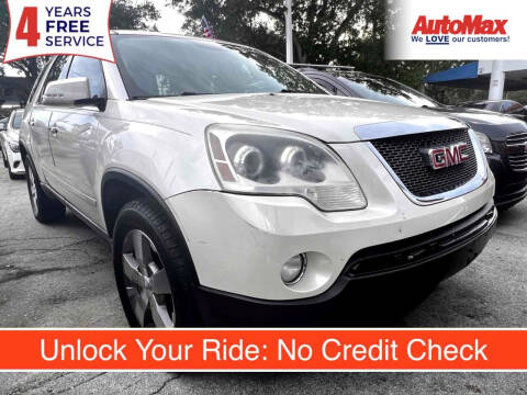 2012 GMC Acadia for sale at Auto Max in Hollywood FL